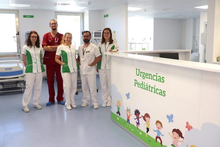 El servicio de Urgencias Pediátricas de Hospitales San Roque en Maspalomas atiende en cinco meses a 4.215 pacientes 