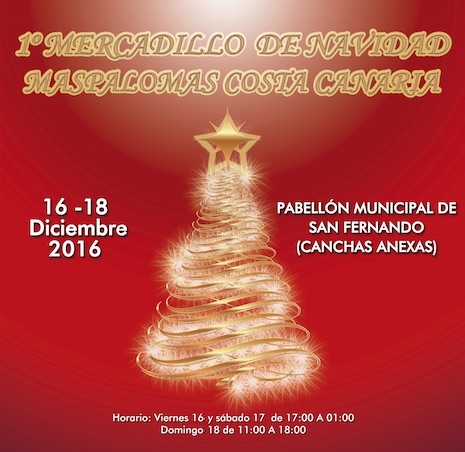 Primer Mercadillo de Navidad Maspalomas Costa Canaria