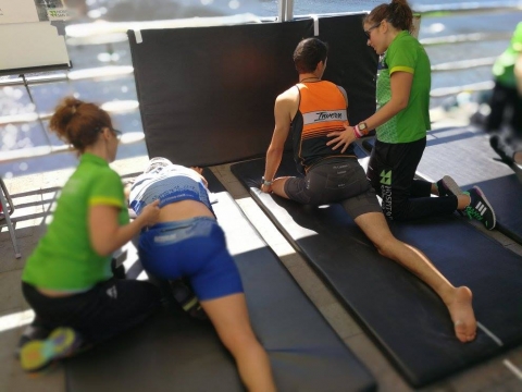 Talleres prácticos de fisioterapia durante la HSR NightRun